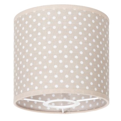 BRILAGI - Paralume universale BOBO E27 Ø 15 cm beige/pois