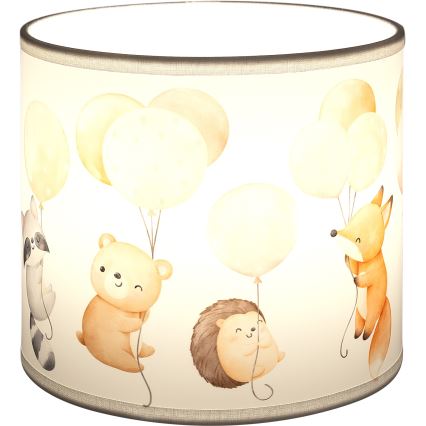 Brilagi - Paralume universale BOBO E27 Ø 15 cm bianco/animaletti