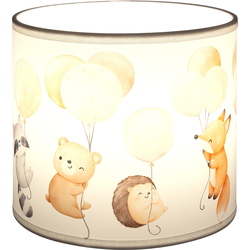Brilagi - Paralume universale BOBO E27 Ø 15 cm bianco/animaletti