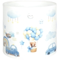 Brilagi - Paralume universale BOBO E27 Ø 15 cm bianco/blu con orsetti
