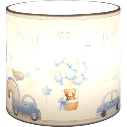 Brilagi - Paralume universale BOBO E27 Ø 15 cm bianco/blu con orsetti