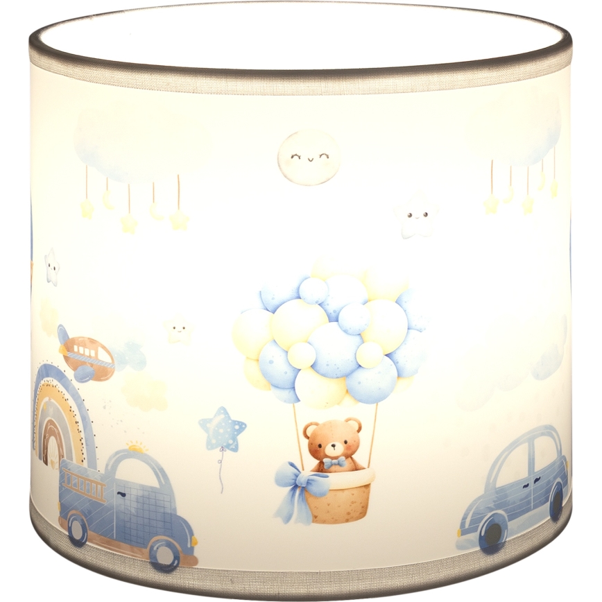 Brilagi - Paralume universale BOBO E27 Ø 15 cm bianco/blu con orsetti
