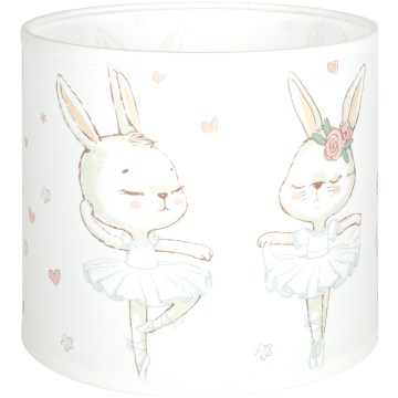 Brilagi - Paralume universale BOBO E27 Ø 15 cm bianco/coniglietti