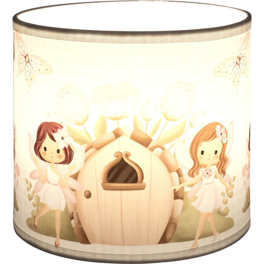 Brilagi - Paralume universale BOBO E27 Ø 15 cm bianco/rosa/fate