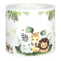 Brilagi - Paralume universale BOBO E27 Ø 15 cm bianco/verde/giungla