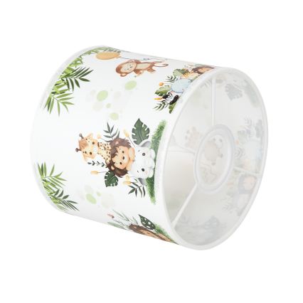 BRILAGI - Paralume universale BOBO E27 Ø 15 cm bianco/verde/giungla