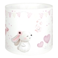 Brilagi - Paralume universale BOBO E27 Ø 15 cm crema/coniglietti