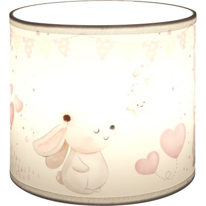Brilagi - Paralume universale BOBO E27 Ø 15 cm crema/coniglietti