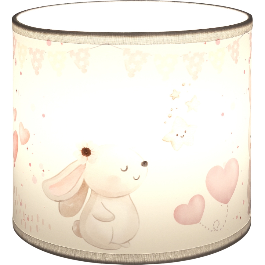 Brilagi - Paralume universale BOBO E27 Ø 15 cm crema/coniglietti