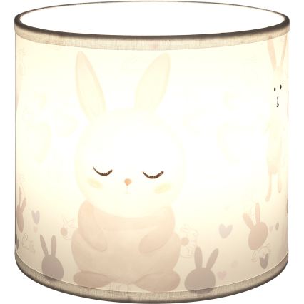 Brilagi - Paralume universale BOBO per E27 Ø 15 cm bianco/coniglietti