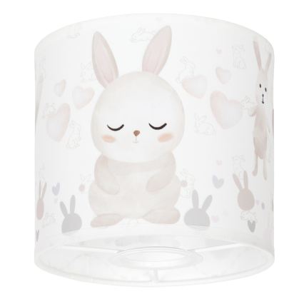 BRILAGI - Paralume universale BOBO per E27 Ø 15 cm bianco/coniglietti