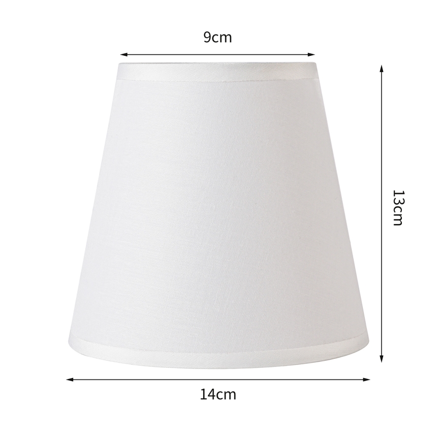 Brilagi - Paralume universale NUBILA E27 13x9 cm bianco