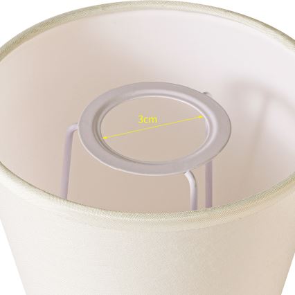 Brilagi - Paralume universale NUBILA E27 13x9 cm color crema