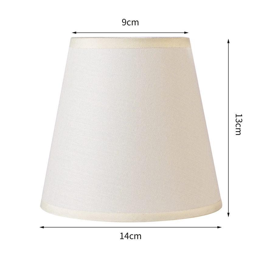 Brilagi - Paralume universale NUBILA E27 13x9 cm color crema
