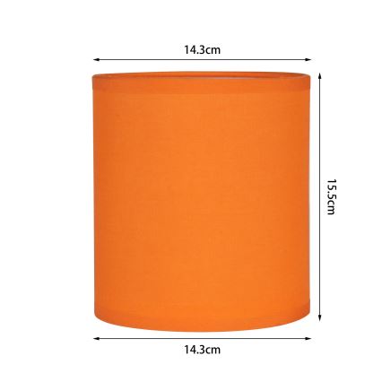 Brilagi - Paralume universale NUBILA E27 15,5 x 14 cm arancione