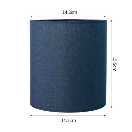 Brilagi - Paralume universale NUBILA E27 15,5x14 cm blu scuro