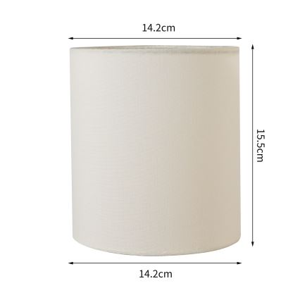 Brilagi - Paralume universale NUBILA E27 15,5x14 cm color crema