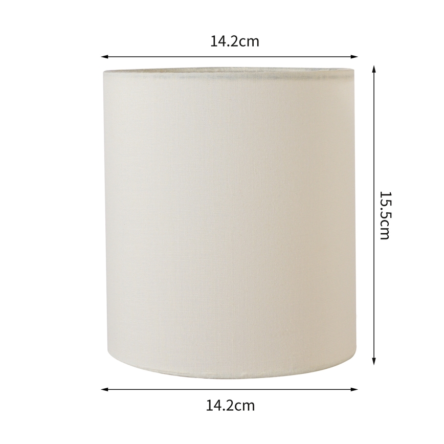 Brilagi - Paralume universale NUBILA E27 15,5x14 cm color crema