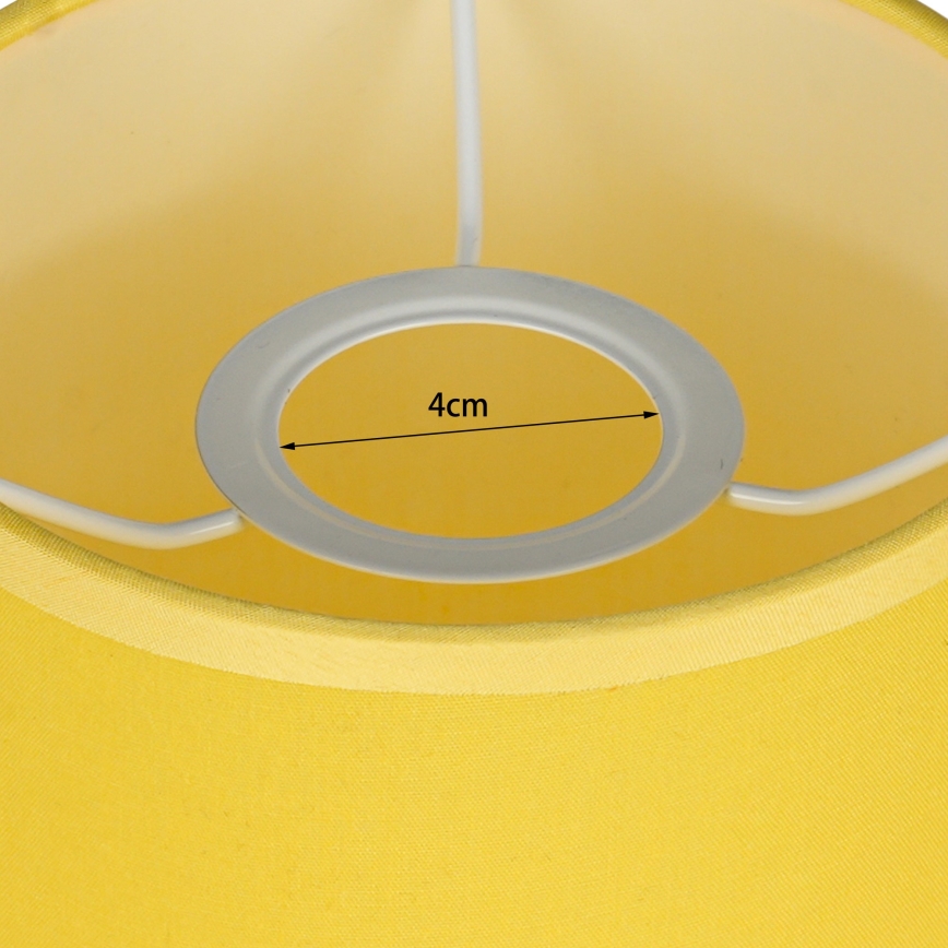 Brilagi - Paralume universale NUBILA E27 15,5x14 cm giallo