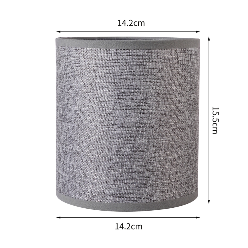 Brilagi - Paralume universale NUBILA E27 15,5x14 cm grigio