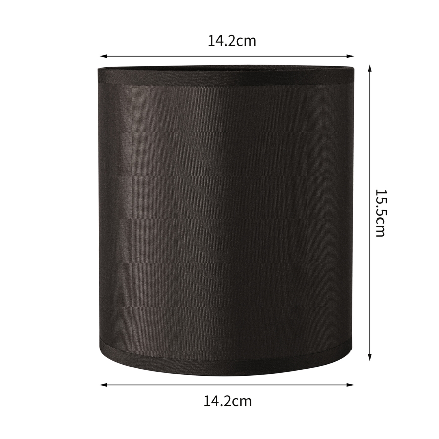 Brilagi - Paralume universale NUBILA E27 15,5x14 cm nero
