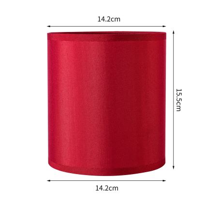 Brilagi - Paralume universale NUBILA E27 15,5x14 cm Pompeiana rosso