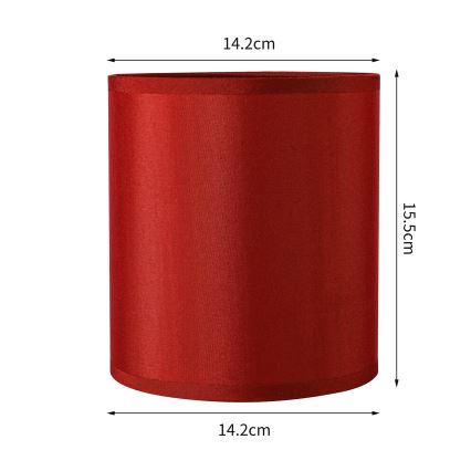 Brilagi - Paralume universale NUBILA E27 15,5x14 cm rosso