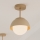 Brilagi - Plafoniera 1xE27/60W/230V beige/dorata