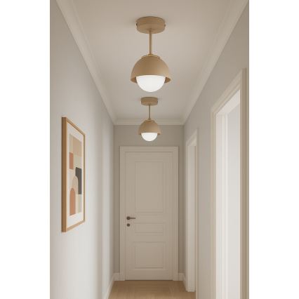 Brilagi - Plafoniera 1xE27/60W/230V beige/dorata