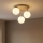Brilagi - Plafoniera 3xE27/60W/230V beige/oro