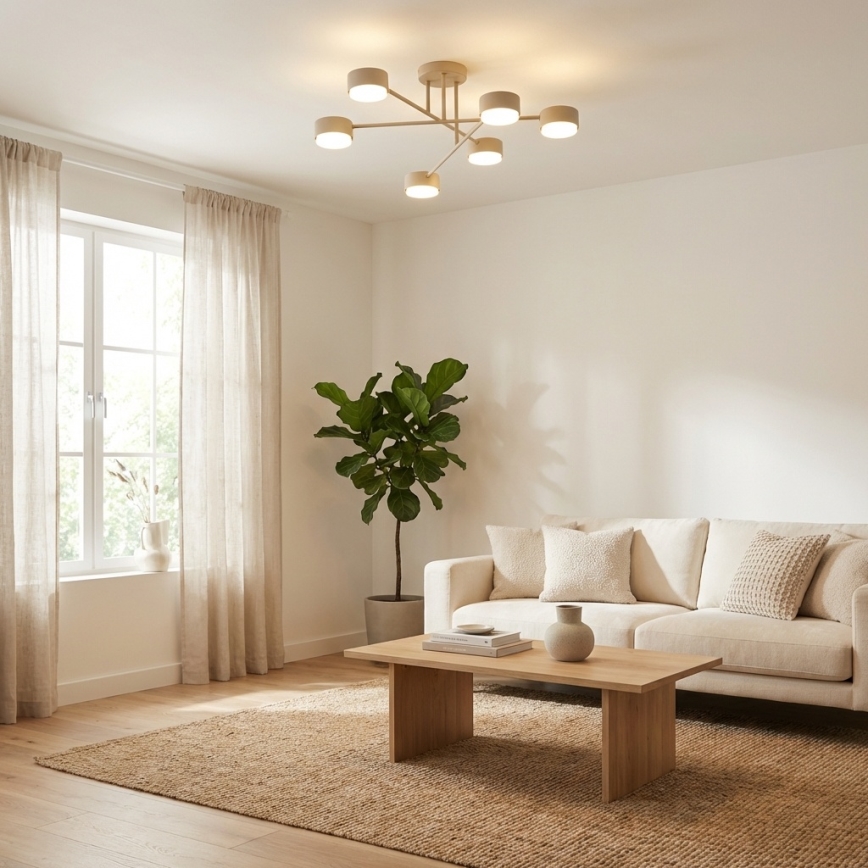 Brilagi - Plafoniera 6xGX53/12W/230V nera