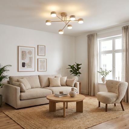 Brilagi - Plafoniera 6xGX53/12W/230V nera