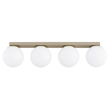 Brilagi - Plafoniera a faretti MILO 4xE27/60W/230V beige/dorato