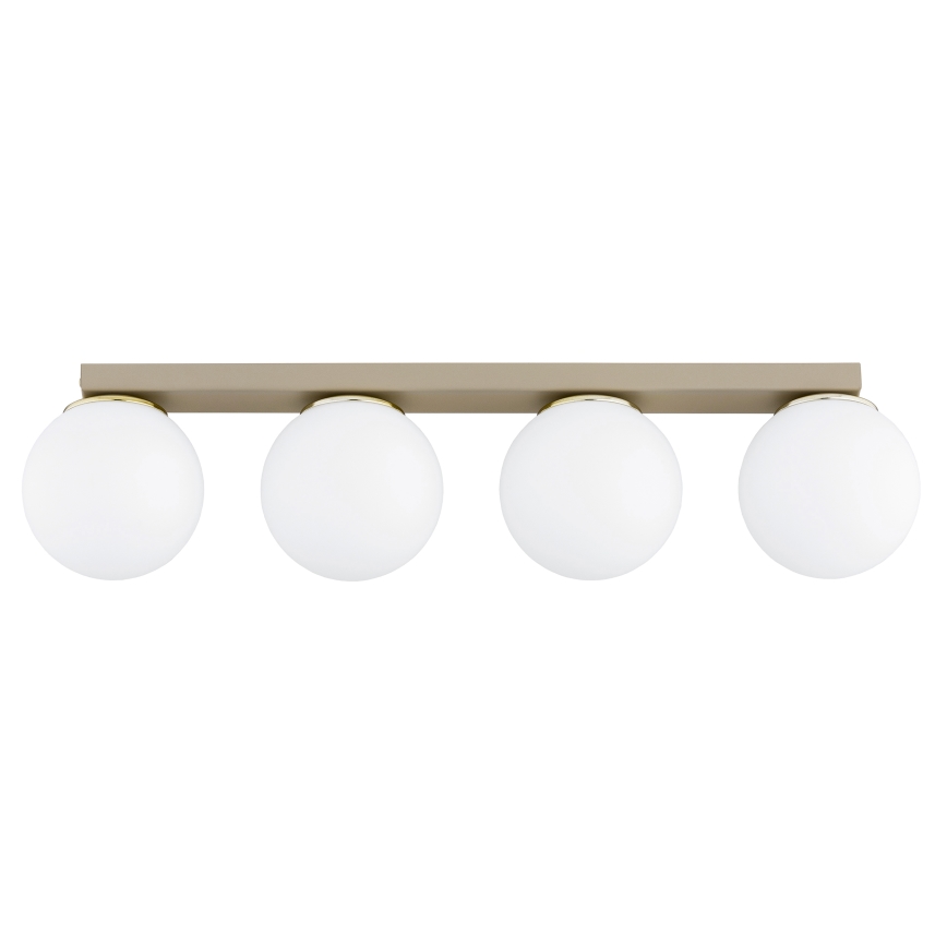 Brilagi - Plafoniera a faretti MILO 4xE27/60W/230V beige/dorato
