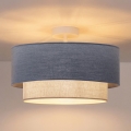 Brilagi - Plafoniera a LED BOHO ECO 1x E27/10W/230V Ø 40 cm blu/crema