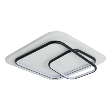 Brilagi - Plafoniera a LED dimmerabile IRIS LED/81W/230V 3000-6000K 50x50 cm bianco/nero + telecomando