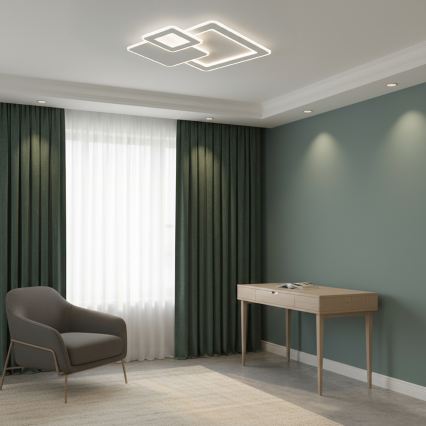 Brilagi - Plafoniera LED dimmerabile MODERN LED/93W/230V 3000-6000K 48,5x48,5 cm + telecomando