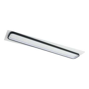 Brilagi - Plafoniera a LED dimmerabile OUTLINE LED/90W/230V 3000-6000K 18x100 cm bianco/nero + telecomando