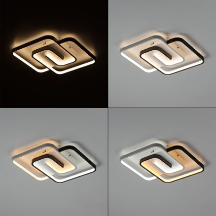 Brilagi - Plafoniera LED dimmerabile VELO XL LED/98W/230V 3000-6500K 61x61 cm + telecomando