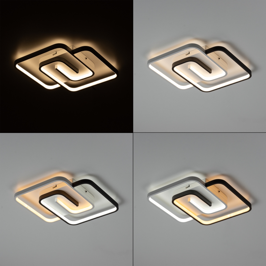 Brilagi - Plafoniera LED dimmerabile VELO XL LED/98W/230V 3000-6500K 61x61 cm + telecomando