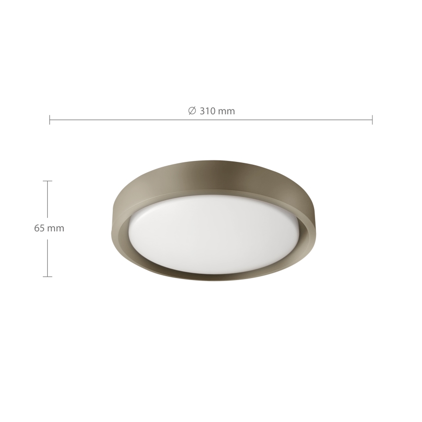 Brilagi - Plafoniera a LED MATTEO LED/24W/230V Ø 31 cm taupe