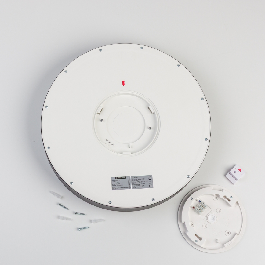 Brilagi - Plafoniera da bagno POOL LED/36W/230V 3000/4000/5500K Ø 40 cm IP54 nero