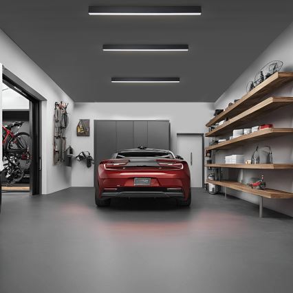 Brilagi - Plafoniera da bagno LED SLEEKLINE LED/40W/230V 3000/4500/6000K nera IP44