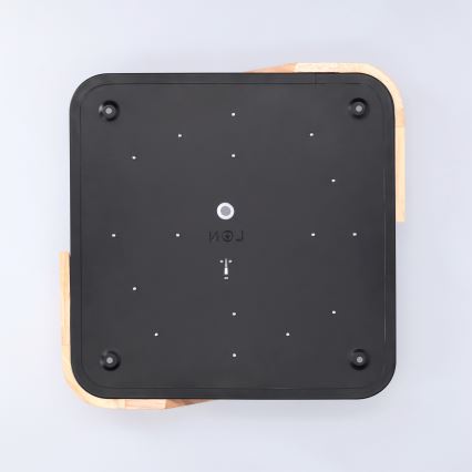 Brilagi - Plafoniera a LED PILANA LED/24W/230V rovere/nero 32x32 cm