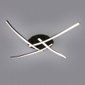 Brilagi - Plafoniera a LED STRIPES 32W/230V 60x60 cm, nera