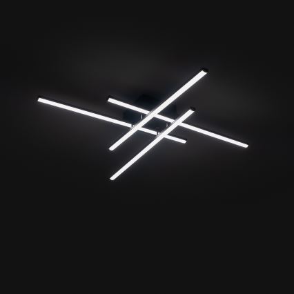 Brilagi - Plafoniera LED STRIPES LED/37W/230V 68x68 cm nero