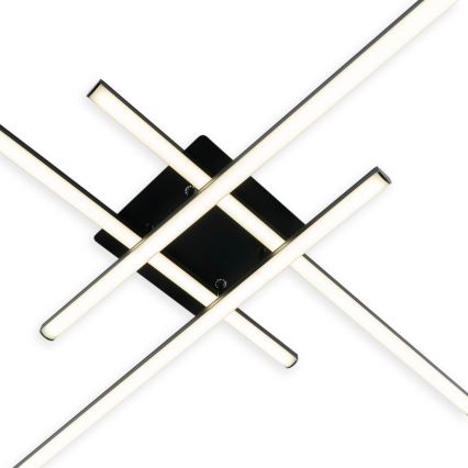Brilagi - Plafoniera LED STRIPES LED/37W/230V 68x68 cm nero