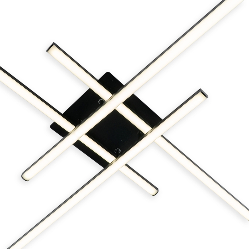 Brilagi - Plafoniera LED STRIPES LED/37W/230V 68x68 cm nero