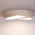 BRILAGI - Plafoniera a LED VELVET TWIST LED/24W/230V 4000K Ø 55 cm beige