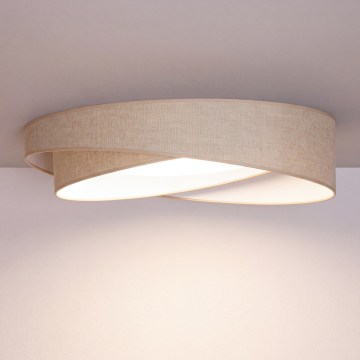 BRILAGI - Plafoniera a LED VELVET TWIST LED/24W/230V 4000K Ø 55 cm beige